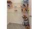 Well-organized pantry with wire shelving at 17048 Oval Rum Dr, Wimauma, FL 33598