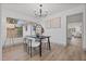 Modern dining room with hardwood floors and natural light at 2242 22Nd S Ave, St Petersburg, FL 33712