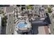 Aerial view of building amenities, including pool at 235 1St S Ave # 3502, St Petersburg, FL 33701