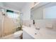 Clean bathroom with a walk-in shower and a white vanity at 2363 Israeli Dr # 25, Clearwater, FL 33763