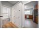 View of updated bathroom with subway tile and modern vanity at 2758 3Rd S Ave, St Petersburg, FL 33712