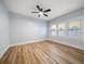 Bright bedroom with hardwood floors and large windows at 2758 3Rd S Ave, St Petersburg, FL 33712