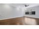 Bright bedroom with hardwood floors and large window at 3421 W Horatio St # 109, Tampa, FL 33609