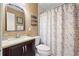 Clean bathroom, granite vanity, updated fixtures at 4334 3Rd N Ave, St Petersburg, FL 33713