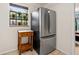 Stainless steel refrigerator in kitchen at 4334 3Rd N Ave, St Petersburg, FL 33713