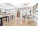 Casual dining area with white table and chairs at 509 Oakhurst St, Brandon, FL 33511