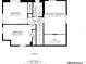 Two-story floor plan with primary bedroom, two additional bedrooms, and two bathrooms at 5816 Woodrow Wilson Ne Blvd, St Petersburg, FL 33703