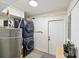 Convenient laundry room with a stackable washer and dryer at 5816 Woodrow Wilson Ne Blvd, St Petersburg, FL 33703