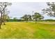 Large grassy area with mature trees and park amenities at 5816 Woodrow Wilson Ne Blvd, St Petersburg, FL 33703