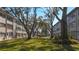 Community courtyard with lush landscaping and seating at 5890 38Th N Ave # 101, St Petersburg, FL 33710