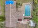 Aerial view of house with pool and surrounding landscape at 6327 5Th Street E Cir, Bradenton, FL 34203