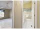 Guest bathroom with shower/tub combo and tile flooring at 7473 Willow Brook Dr, Spring Hill, FL 34606