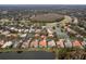 Property location shown in neighborhood community by a lake at 9144 Highland Ridge Way, Tampa, FL 33647