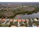 Property location shown in neighborhood community by a lake at 9144 Highland Ridge Way, Tampa, FL 33647