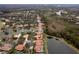 Property location shown in neighborhood community by a lake at 9144 Highland Ridge Way, Tampa, FL 33647