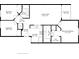 Floor plan showing 2 bed, 2 bath layout at 9521 Grovedale Cir # 201, Riverview, FL 33578