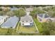 Aerial view of house and neighborhood at 10525 Lucaya Dr, Tampa, FL 33647