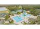 Resort-style pool and tennis courts at 10525 Lucaya Dr, Tampa, FL 33647