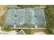 Community tennis courts aerial view at 10525 Lucaya Dr, Tampa, FL 33647