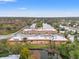 Aerial view showing a condo building near a lake at 1300 S Hercules Ave # 12, Clearwater, FL 33764