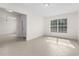 Bright dining room with tile floors and large window at 1360 Franklin Ln, North Port, FL 34286