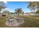 Large backyard with patio and a swing set at 1415 Ridge Ave, Clearwater, FL 33755