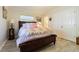 Cozy bedroom with a comfortable bed and built-in drawers at 3230 San Bernadino St, Clearwater, FL 33759