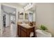 Simple bathroom with single sink and toilet at 3795 Morgons Castle Ct, Land O Lakes, FL 34638