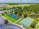 Community playground and basketball court at 3795 Morgons Castle Ct, Land O Lakes, FL 34638