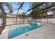 Refreshing screened pool and spa, perfect for relaxation at 3815 W San Juan St, Tampa, FL 33629