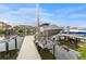 Private boat dock with lift and waterfront views at 4208 Harbor House Dr, Tampa, FL 33615