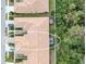 Aerial view of the house, highlighting its backyard and location at 430 Cedar Falls Dr, Apollo Beach, FL 33572