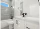 Modern bathroom featuring a soaking tub and white vanity at 4351 56Th N Ave, St Petersburg, FL 33714