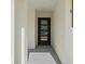 Modern entryway features a dark brown door with glass panels at 4351 56Th N Ave, St Petersburg, FL 33714