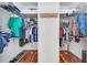 Large walk-in closet with ample shelving and hanging space at 6017 Hammock Hill Ave, Lithia, FL 33547