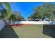 Large backyard with playground and privacy fence at 7136 Colony Pointe Dr, Riverview, FL 33578