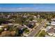 Bird's eye view showing the layout, landscaping, and surrounding area of this home at 8307 Boxwood Dr, Tampa, FL 33615