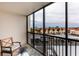 Spacious balcony with views of the surrounding area at 10355 Paradise Blvd # 212, Treasure Island, FL 33706