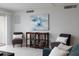 Living area with modern decor and wall art at 10355 Paradise Blvd # 212, Treasure Island, FL 33706