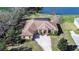 Aerial view of house showcasing its size and location at 10929 Brooksnest Ct, Lithia, FL 33547