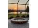 Peaceful spa with sunset view and lake view at 10929 Brooksnest Ct, Lithia, FL 33547
