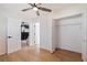 Bright bedroom with wood floors and closet at 1234 29Th N St, St Petersburg, FL 33713