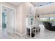 Convenient home office with white desk and chair at 13477 Irwin Dr, Port Charlotte, FL 33953