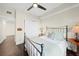 Well-lit bedroom with metal bed frame and closet at 199 Dali Blvd # 407, St Petersburg, FL 33701