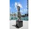 Modern metal sculpture displayed in a community area at 199 Dali Blvd # 407, St Petersburg, FL 33701