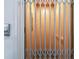 An elevator with an accordion gate, ready to transport you to the upper floors at 3027 Bermuda Sloop Cir, Ruskin, FL 33570