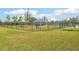 Fenced dog park with shaded seating and agility features at 31814 Oyster Trellis Ln, Wesley Chapel, FL 33545
