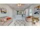 Bright living room features an open floor plan with access to the kitchen area at 3515 55Th Ave N, St Petersburg, FL 33714