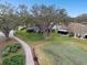 Aerial view showing house and community features at 3624 Muirfield Ct, New Port Richey, FL 34655