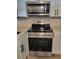 Modern Frigidaire stainless steel kitchen appliances at 4001 58Th N St # 26C, St Petersburg, FL 33709